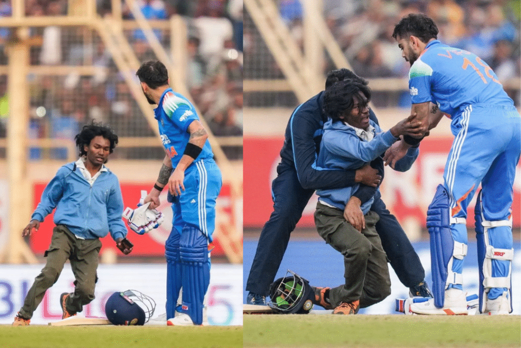 विराट कोहली फैन सुरक्षा घेरा रांची