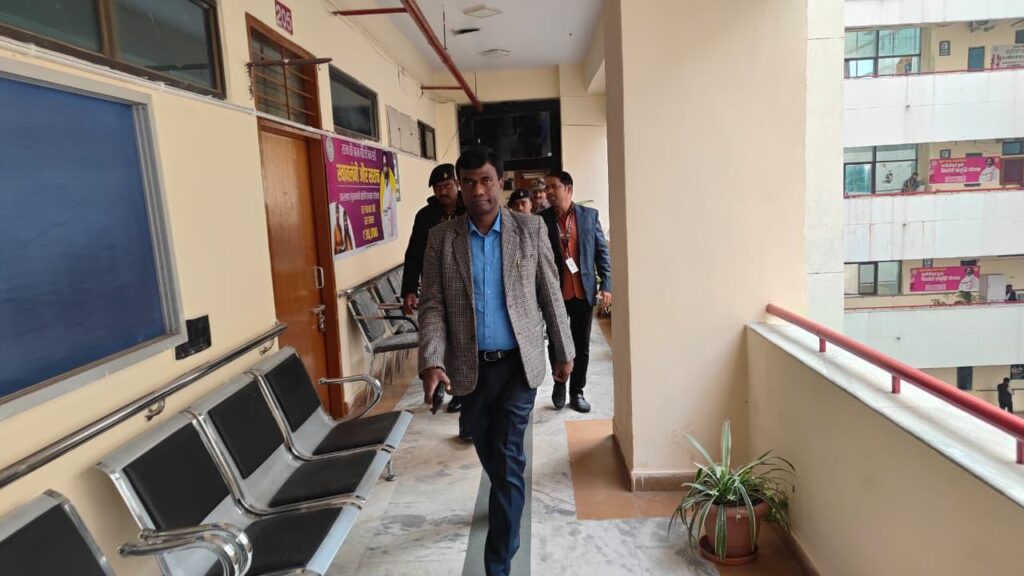 ranchi dc on inspection