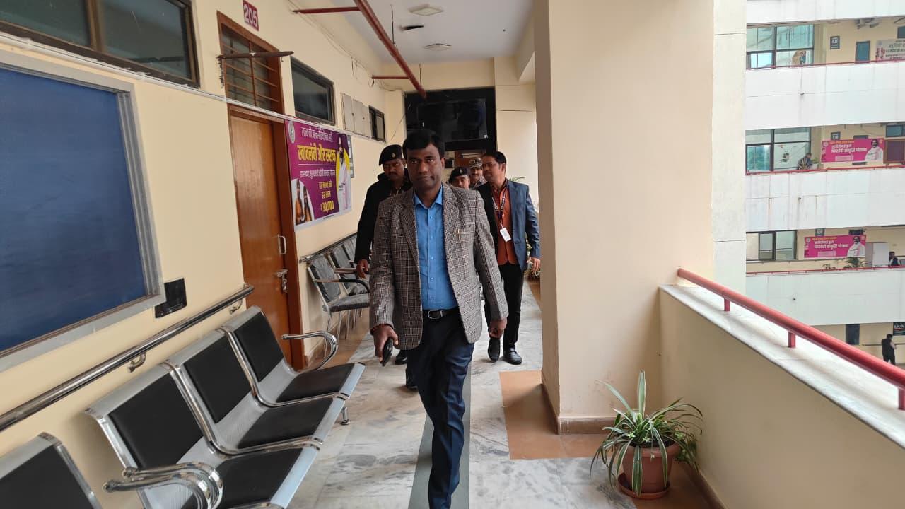 ranchi dc on inspection